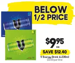 Drakes V Energy Drink offer