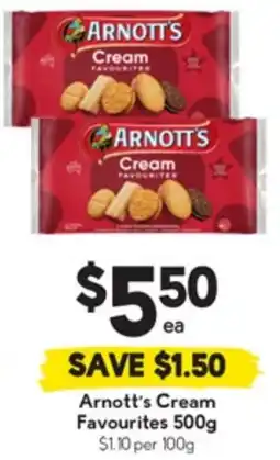 Drakes Arnott's Cream Favourites offer