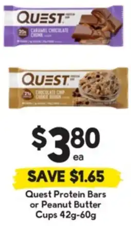 Drakes Quest Protein Bars or Peanut Butter Cups offer