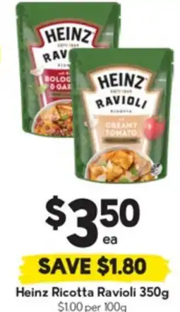 Drakes Heinz Ricotta Ravioli offer