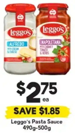 Drakes Leggo's Pasta Sauce offer