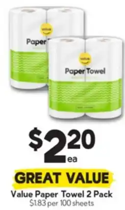 Drakes Value Paper Towel offer