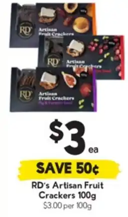 Drakes RD's Artisan Fruit Crackers offer