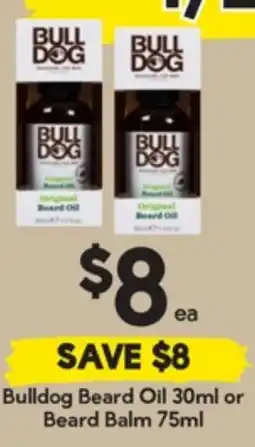Drakes Bulldog Beard Oil or Beard Balm offer