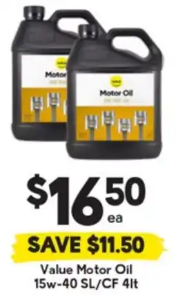 Drakes Value Motor Oil offer