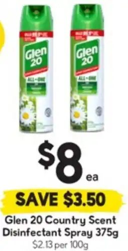 Drakes Glen 20 Country Scent Disinfectant Spray offer