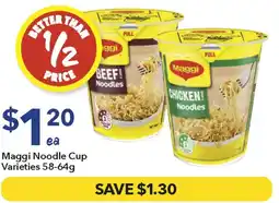 Ritchies Maggi Noodle Cup Varieties offer