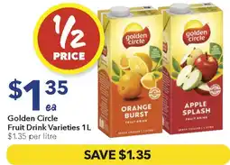 Ritchies Golden Circle Fruit Drink Varieties offer