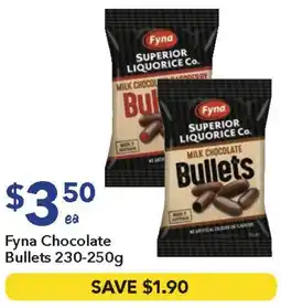 Ritchies Fyna Chocolate Bullets offer