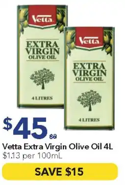 Ritchies Vetta Extra Virgin Olive Oil offer