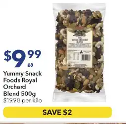 Ritchies Yummy Snack Foods Royal Orchard Blend offer