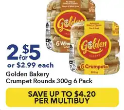 Ritchies Golden Bakery Crumpet Rounds offer