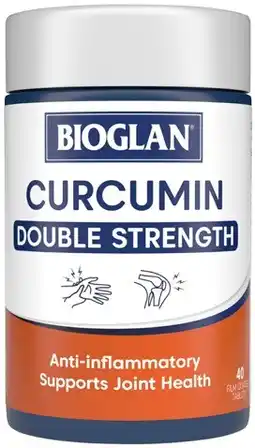 Amcal Pharmacies Bioglan Curcumin Double Strength 40 Tablets offer