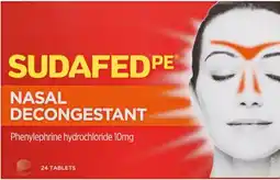 Pharmacist Advice Sudafed PE Nasal Decongestant 24 Tablets offer