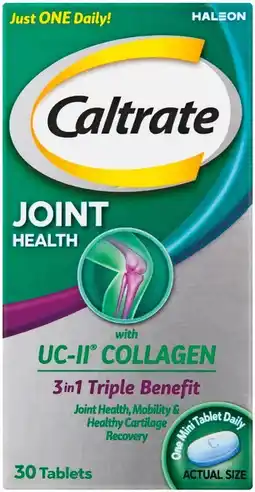 Pharmacist Advice Caltrate Joint Health 30 Tablets offer