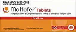 Pharmacist Advice Maltofer Oral Iron 100 Tablets offer