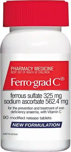 Pharmacist Advice Ferro-grad C 90 Tablets offer