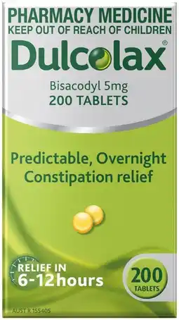 Pharmacist Advice Dulcolax 200 Tablets offer
