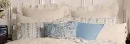 Myer Heritage Cecilia Cotton Matelassé Ruffle European Pillowcases offer