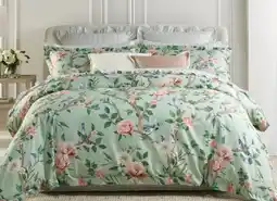 Myer Heritage Printed Cotton Ruffle Sheet Set offer