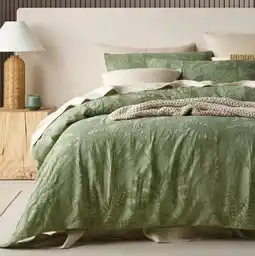 Myer Tully Cotton Jacquard Quilt Cover Set offer