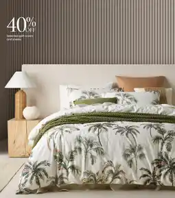 Myer Airlie Textured Cotton Quilt Cover Set offer
