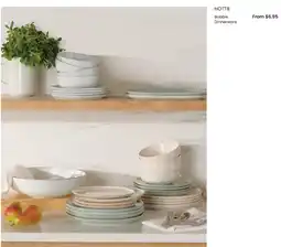 Myer Hottie Bobbie Dinnerware offer