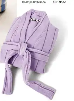 Myer Vue Pinstripe Bath Robe offer