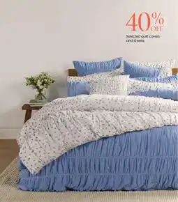 Myer Layla Floral Quilt Cover Set offer
