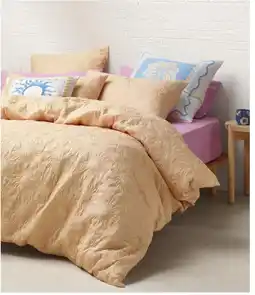 Myer Vue Stonewashed Cotton Sheet Separates offer