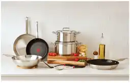 Myer Tefal Virtuoso Stainless Steel Wok 28cm offer