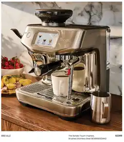 Myer Breville The Barista Touch Impress offer