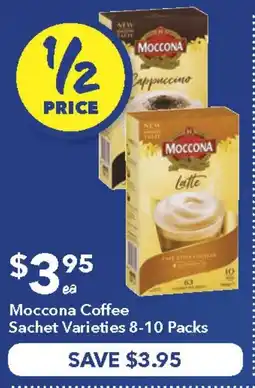Ritchies Moccona Coffee Sachet Varieties 8-10 Packs offer
