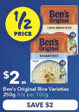 Ritchies Ben's Original Rice Varieties offer