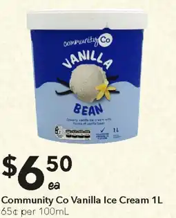 Ritchies Community Co Vanilla Ice Cream offer