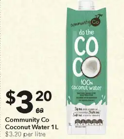 Ritchies Community Co Coconut Water offer