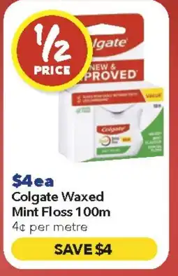 Ritchies Colgate Waxed Mint Floss 100m offer