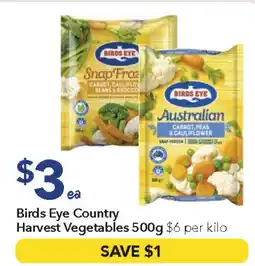 Ritchies Birds Eye Country Harvest Vegetables offer
