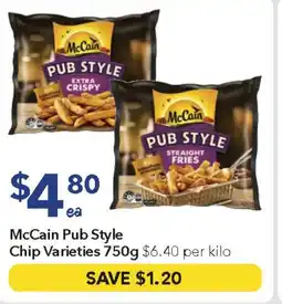 Ritchies McCain Pub Style Chip Varieties offer