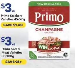 Ritchies Primo Sliced Meat Varieties 80-100g offer
