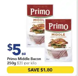 Ritchies Primo Middle Bacon offer