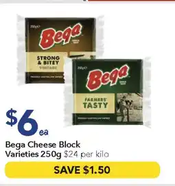 Ritchies Bega Cheese Block Varieties offer