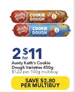 Ritchies Aunty Kath's Cookie Dough Varieties offer
