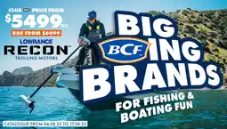 BCF Lowrance Recon Trolling Motors offer
