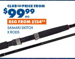 BCF Samaki skitch x rods offer