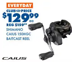BCF Shimano caius 150hgc baitcast reel offer