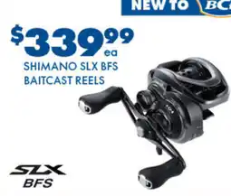 BCF Shimano slx bfs baitcast reels offer