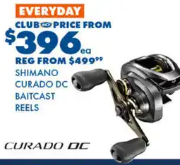 BCF Shimano curado dc baitcast reels offer