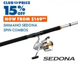 BCF Shimano sedona spin combos offer
