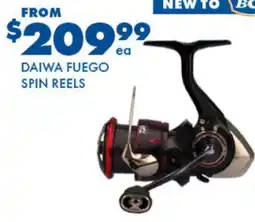 BCF Daiwa fuego spin reels offer